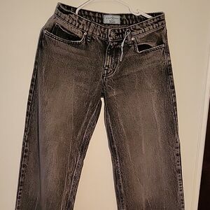 REVICE  Washed Black Straight Jeans 25